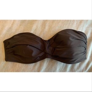 Body Glove Strapless Bandeau Bikini Top w Straps